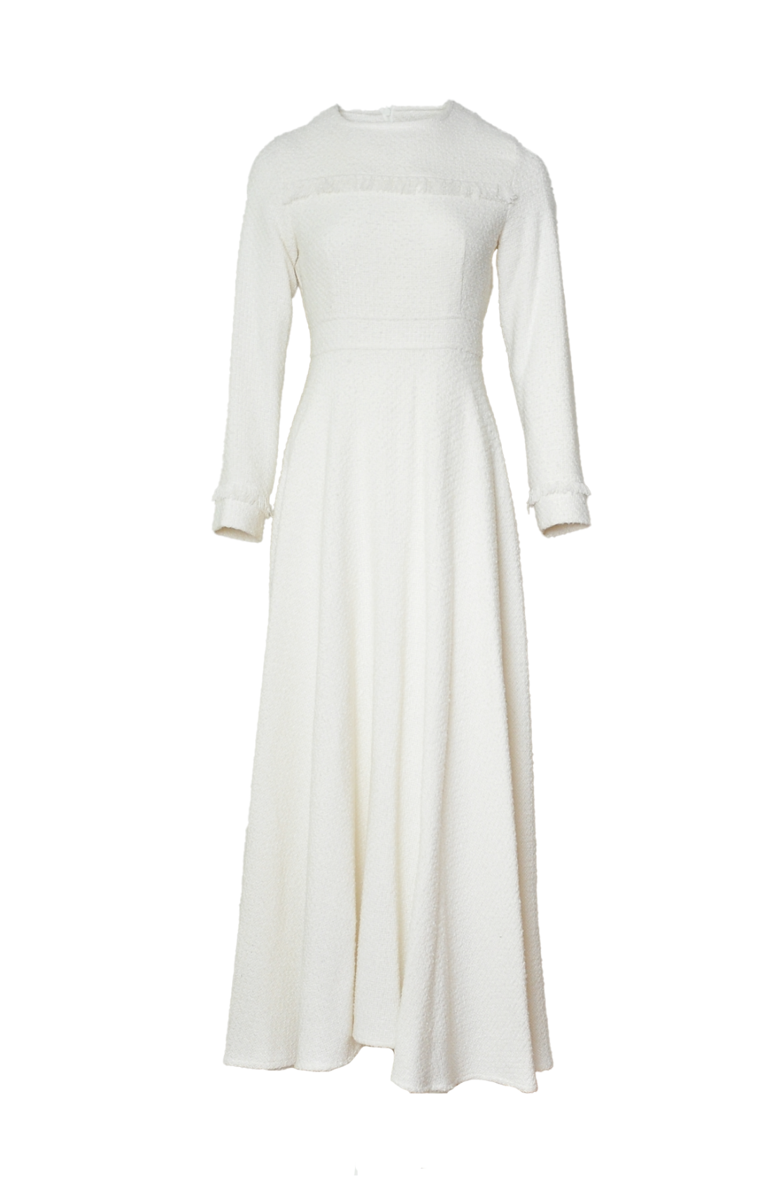 Tweed dress ecru