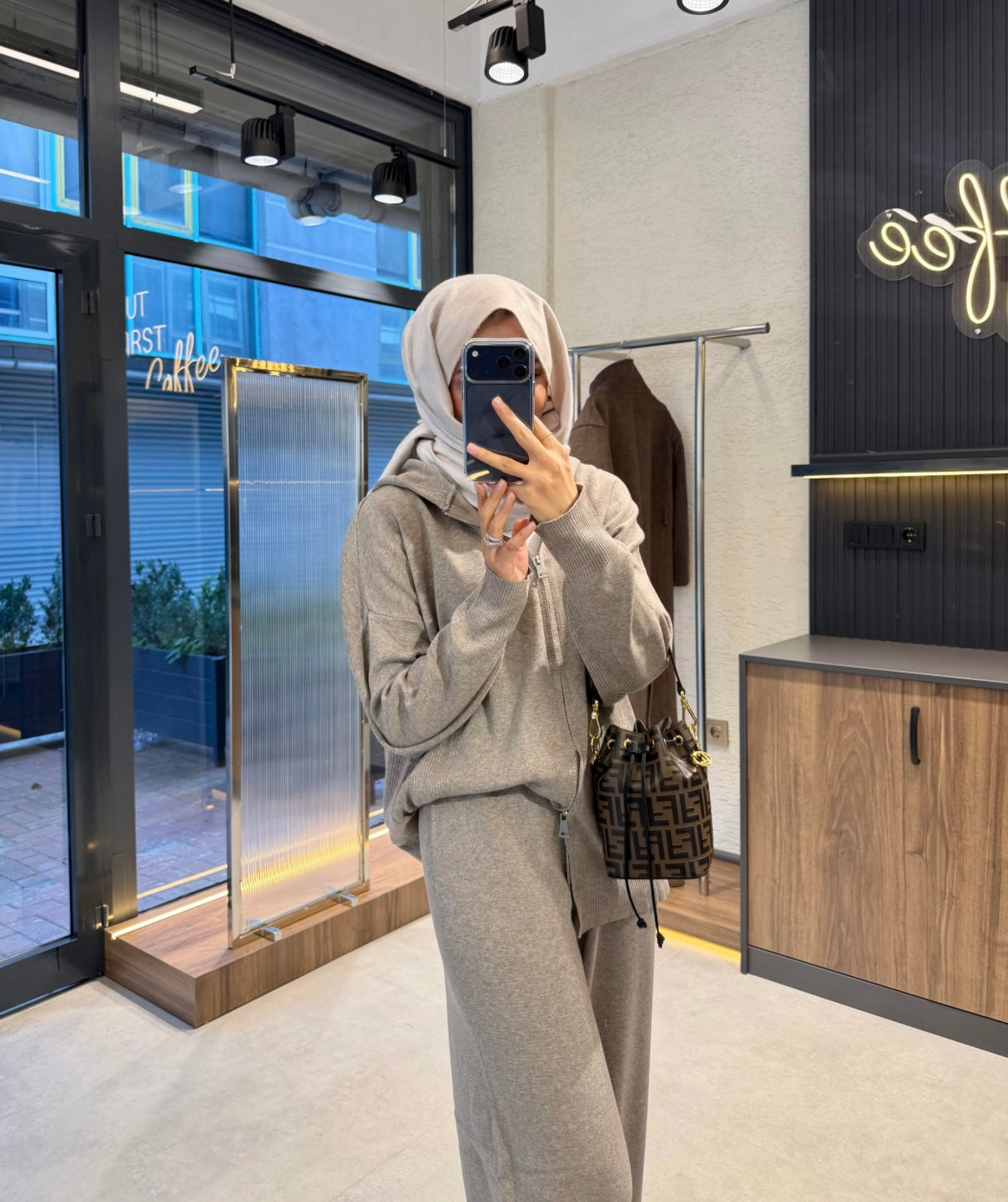 Co-ord set with zipper