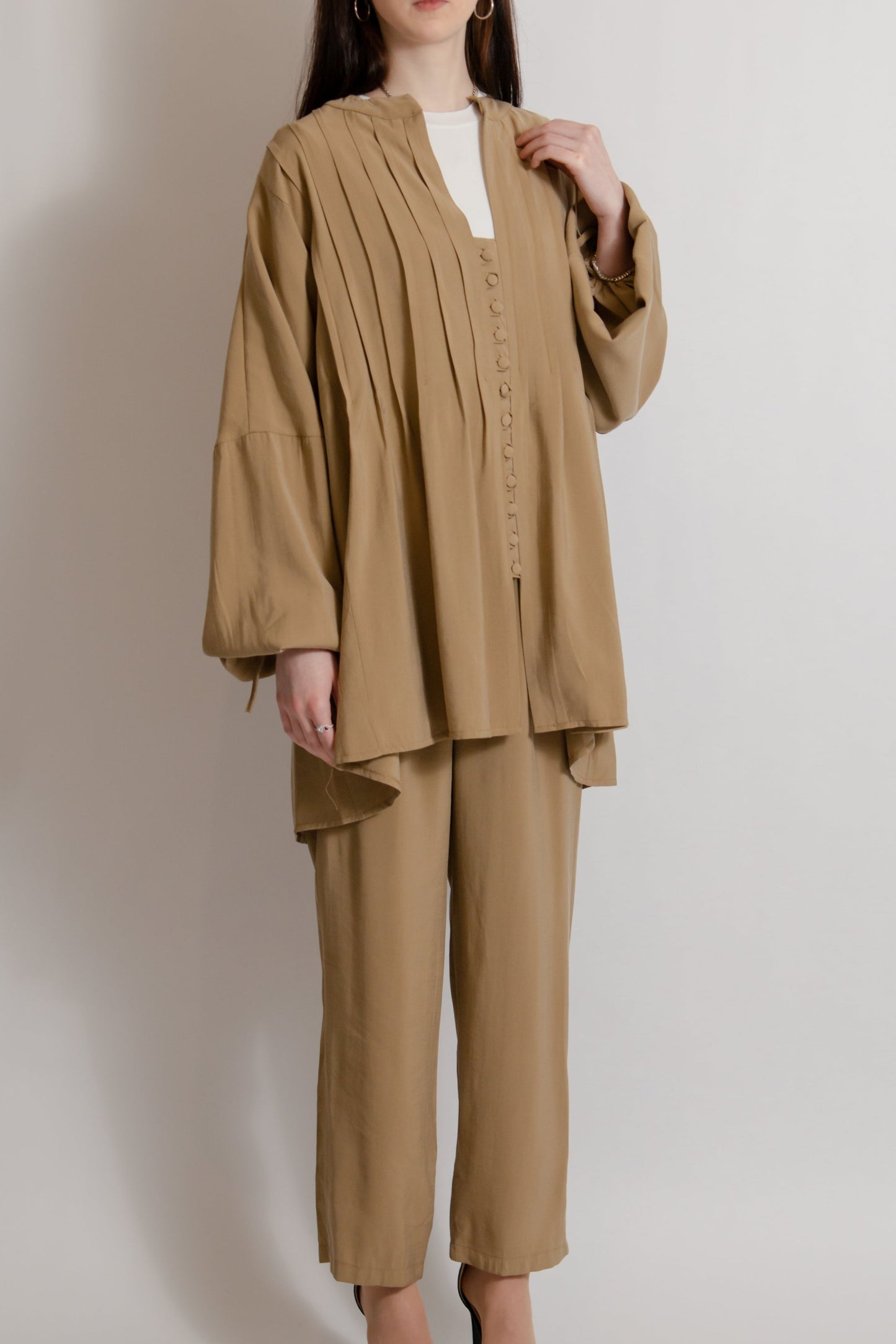Khaki green co-ord set