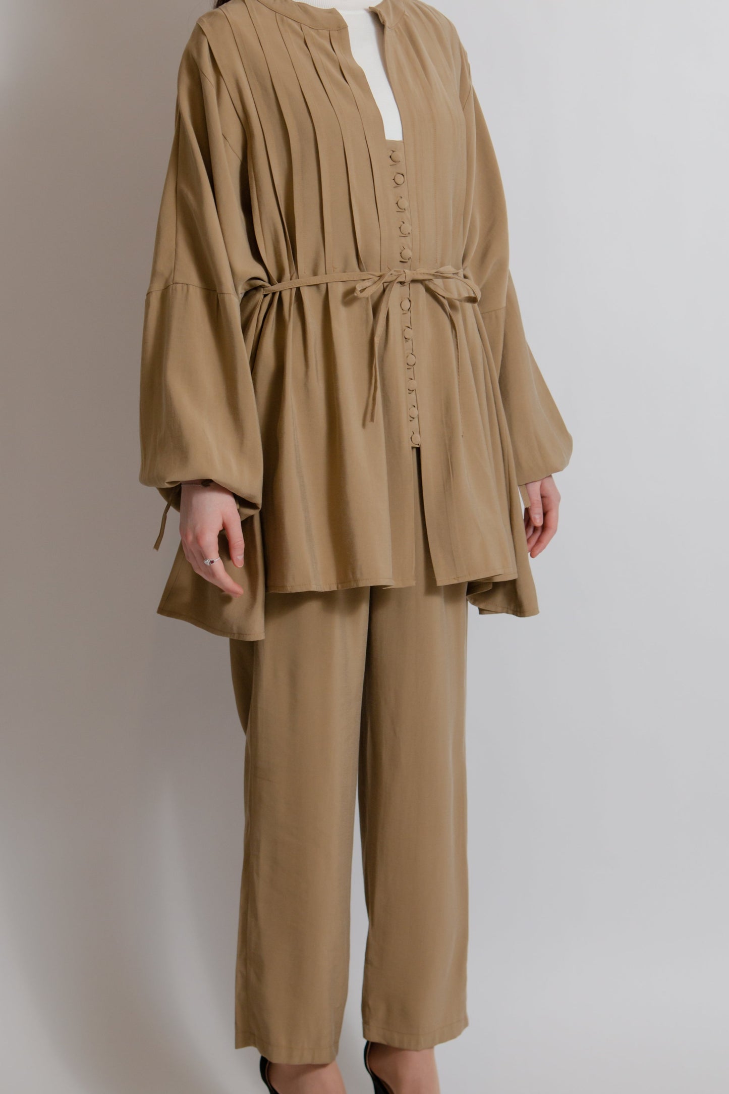 Khaki green co-ord set
