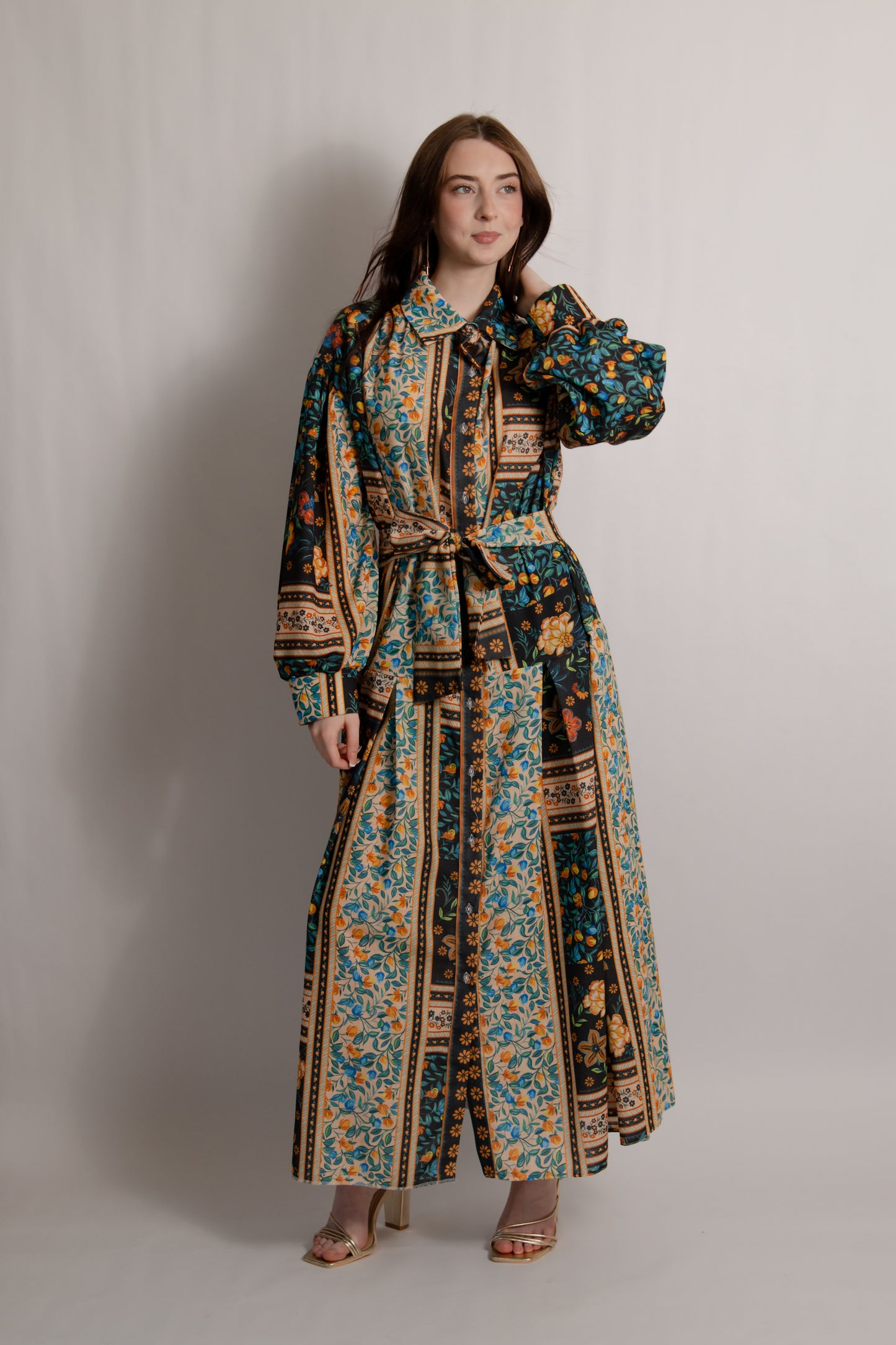 Positano dress dark