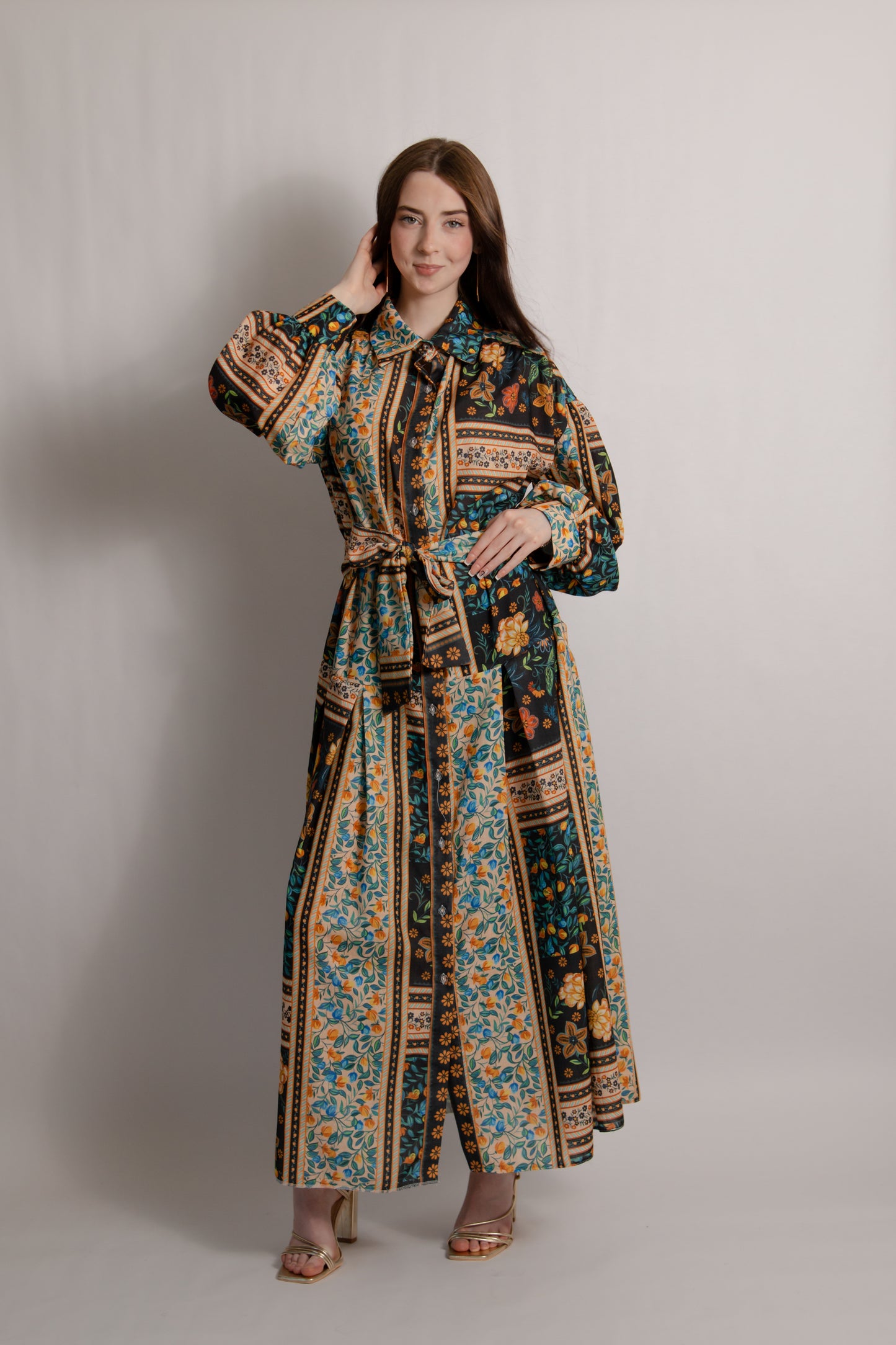 Positano dress dark