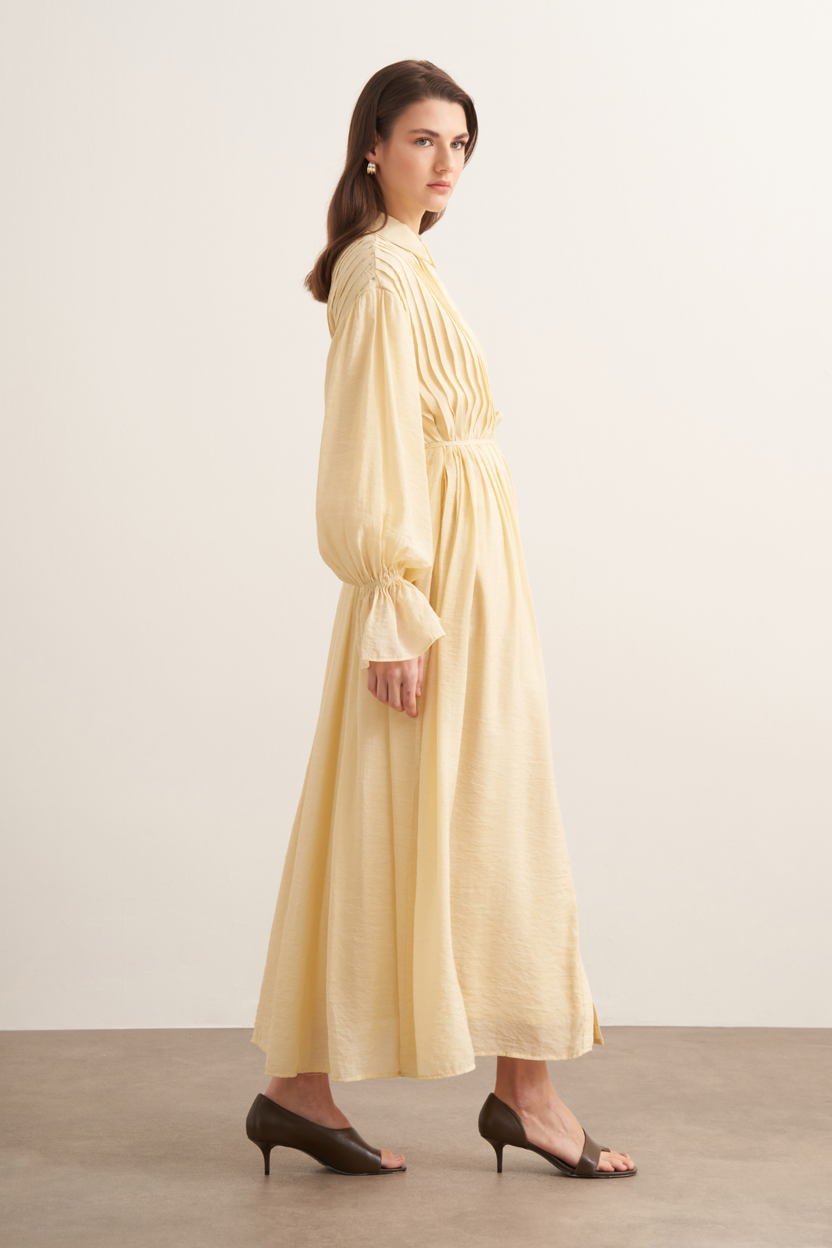 Talia ribbed detail dress