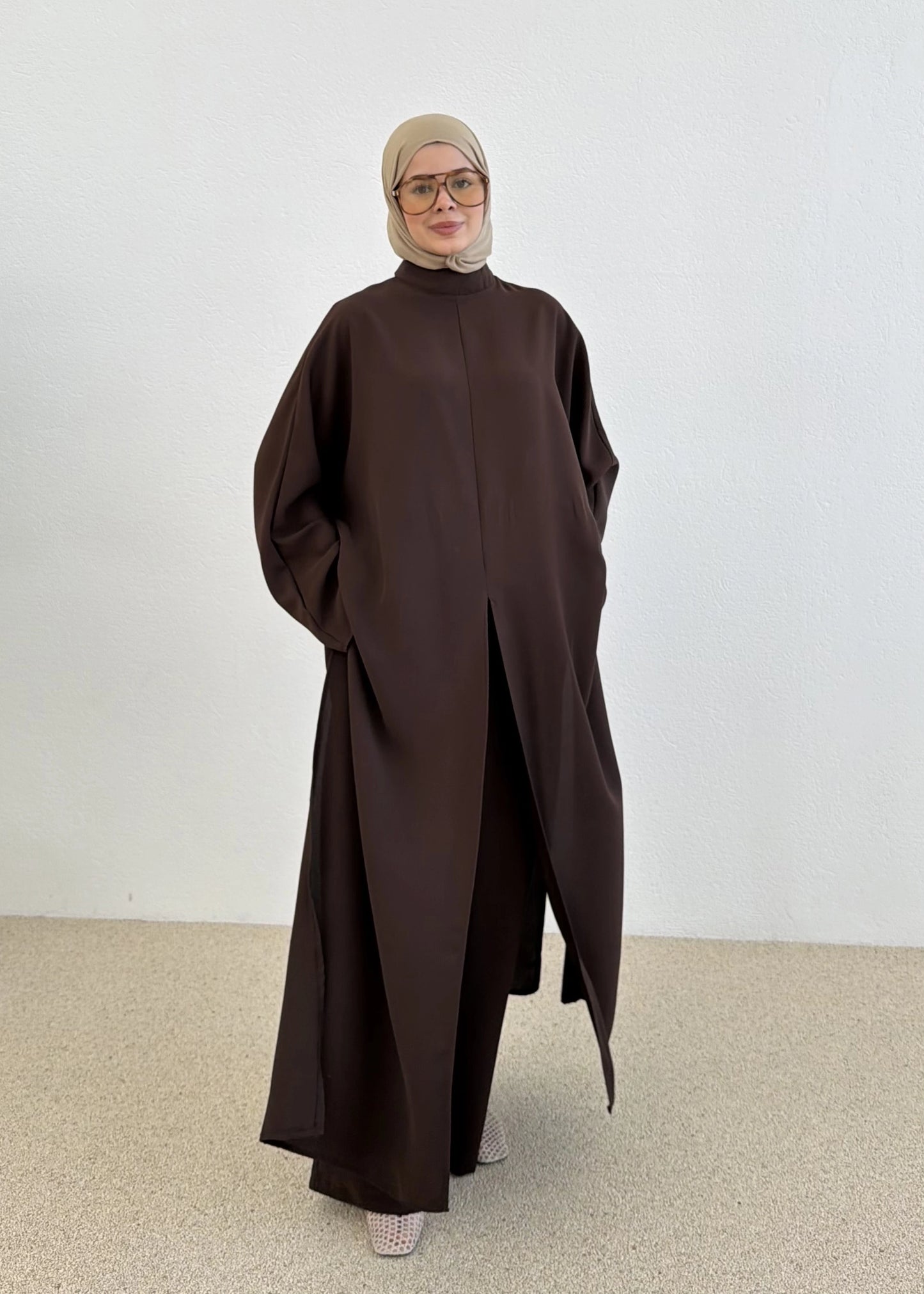 Mila co-ord set brown