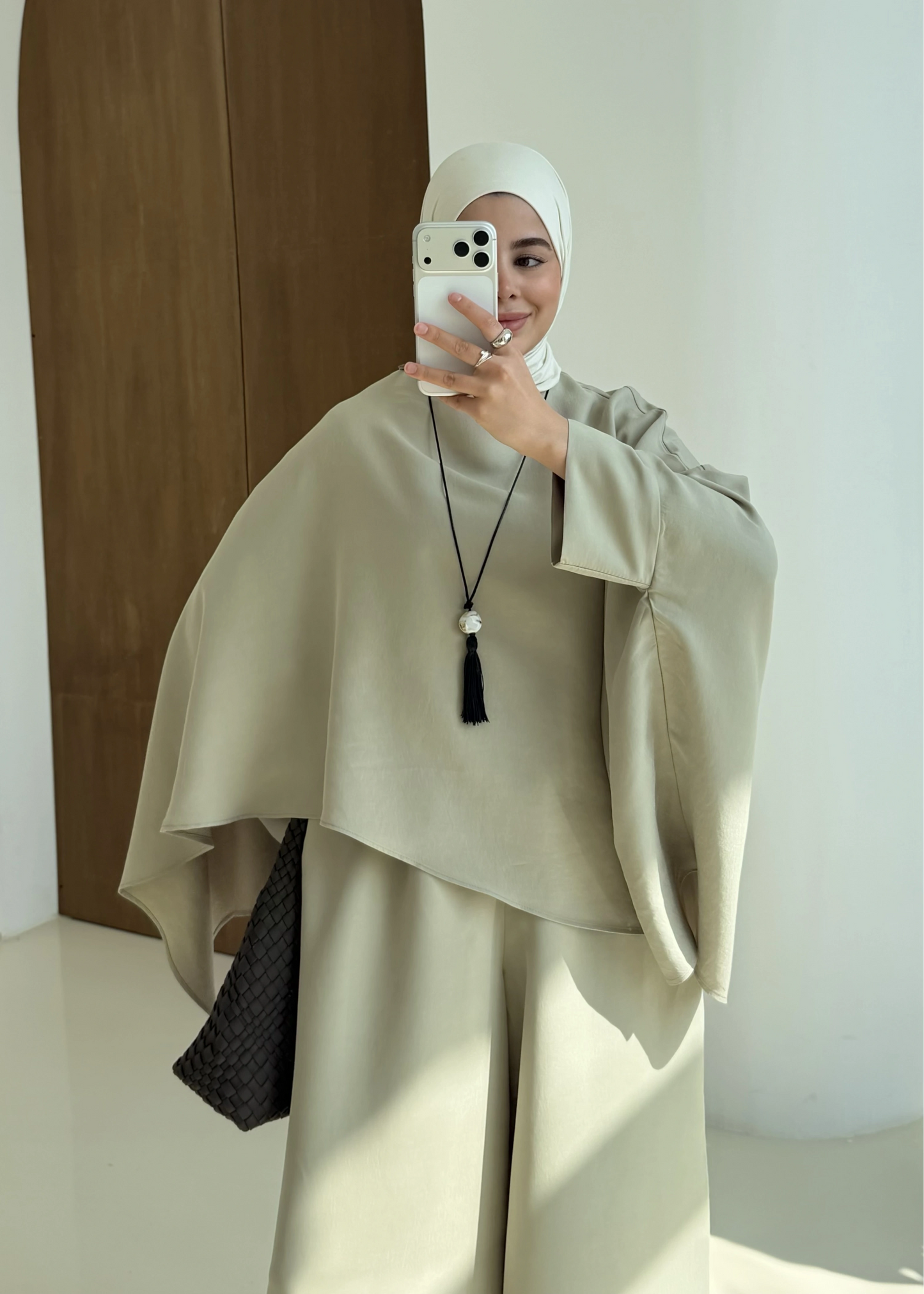 Elegant modest cape set