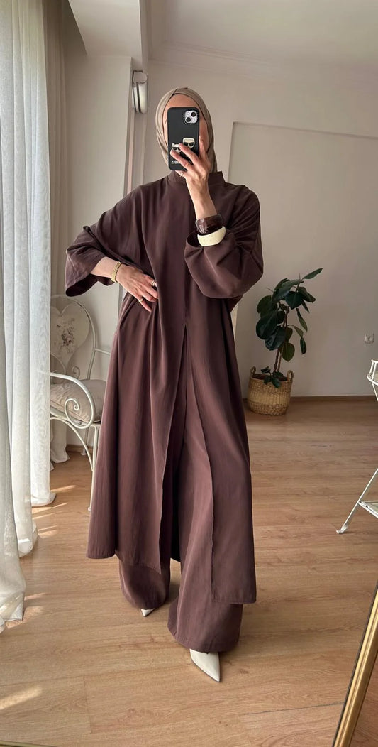 Mila co-ord set brown