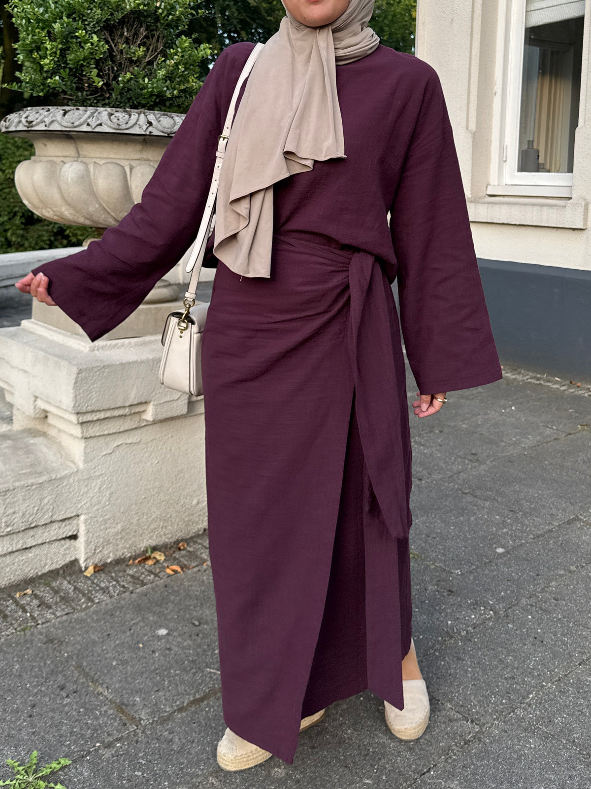 Wrap skirt co-ord set