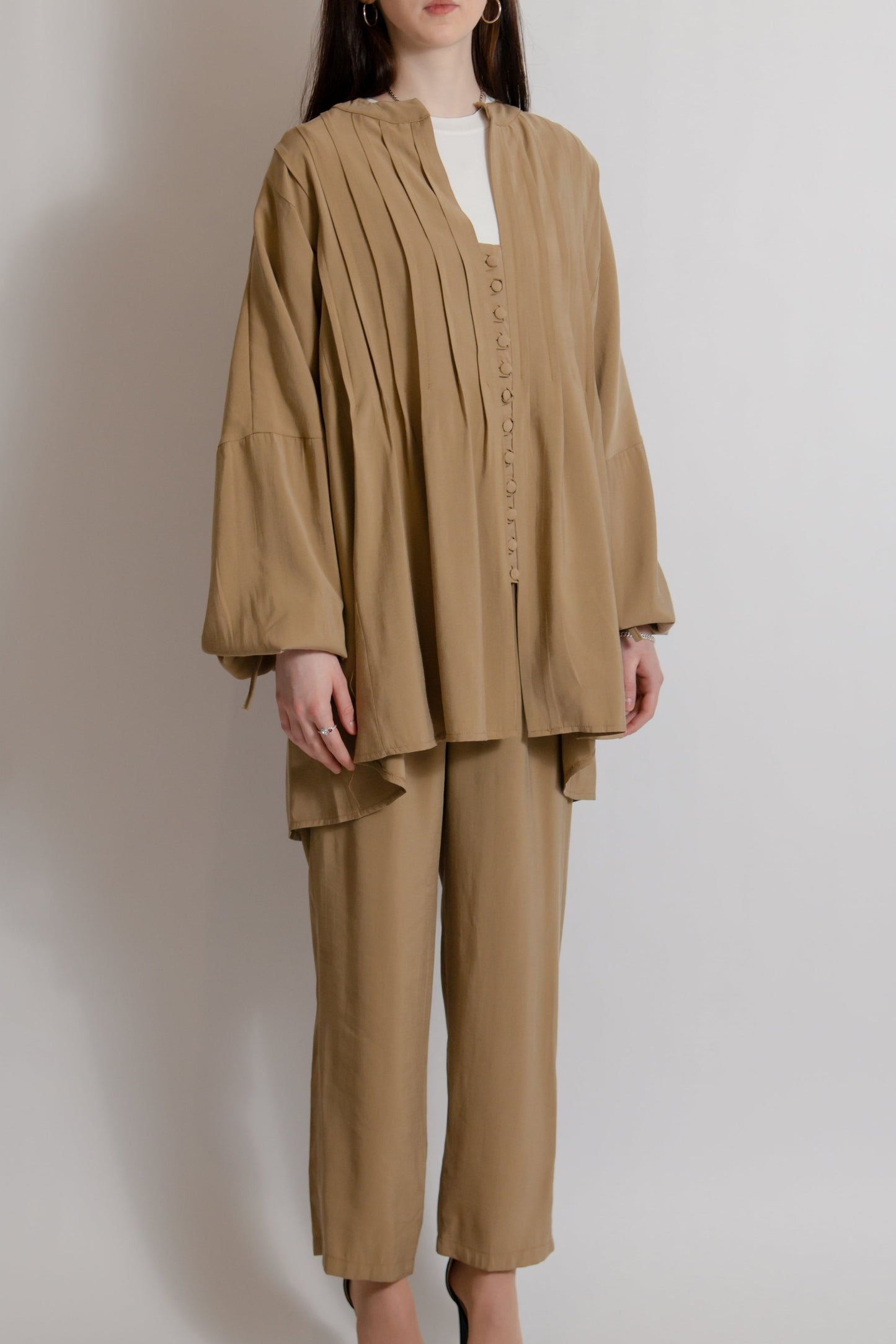 Khaki green co-ord set