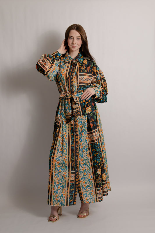Positano dress dark