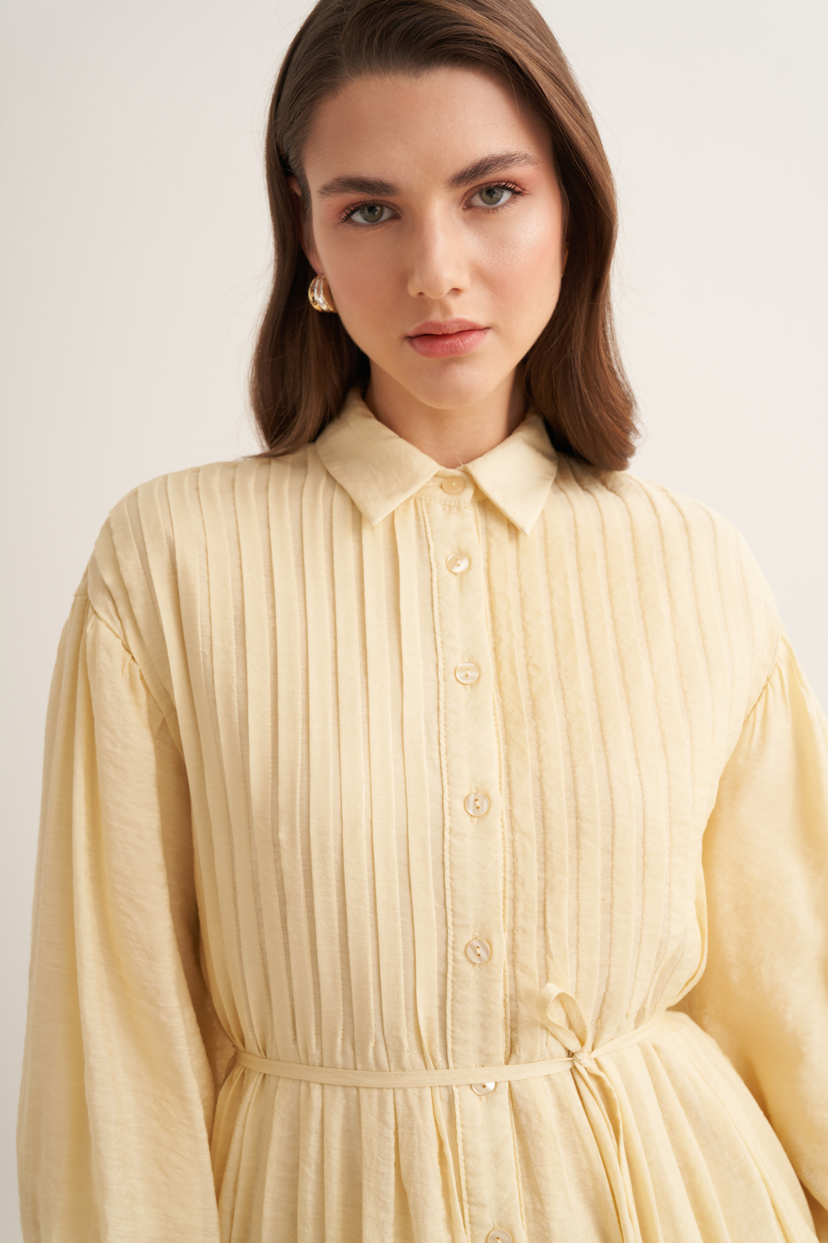 Talia ribbed detail dress